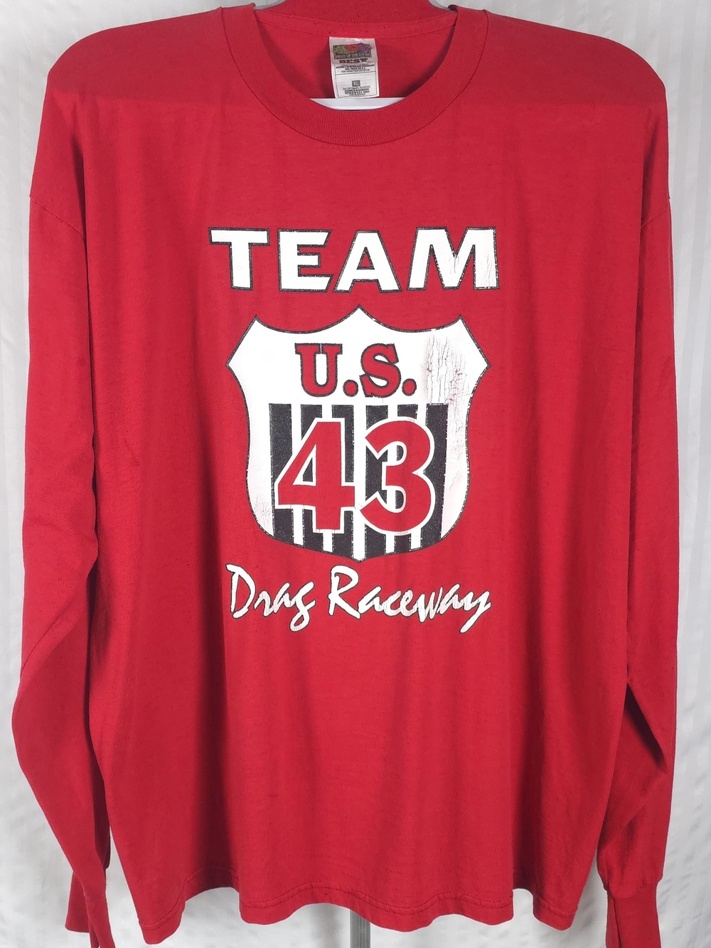 Red Team U.S. 43 Drag Raceway Long-Sleeve Tee